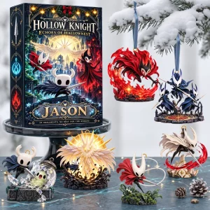 Hollow Knight Echoes of Hallownest Personalized Dark Fantasy 24 Days Christmas Advent Calendar