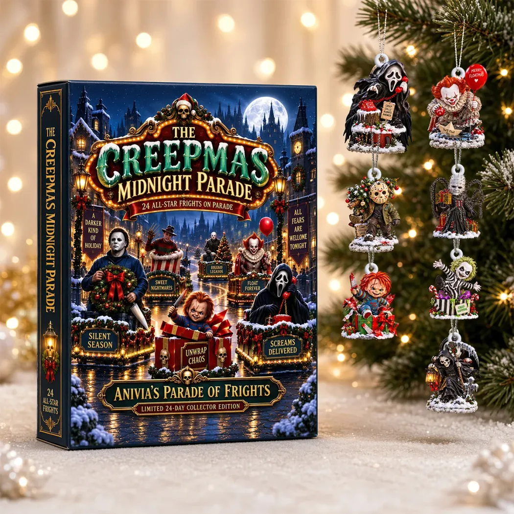 Creepmas Midnight Parade Horror Movie Villains 24-Day Limited Edition Christmas Advent Calendar Creepmas Midnight Parade Horror Movie Villains 24-Day Limited Edition Christmas Advent Calendar