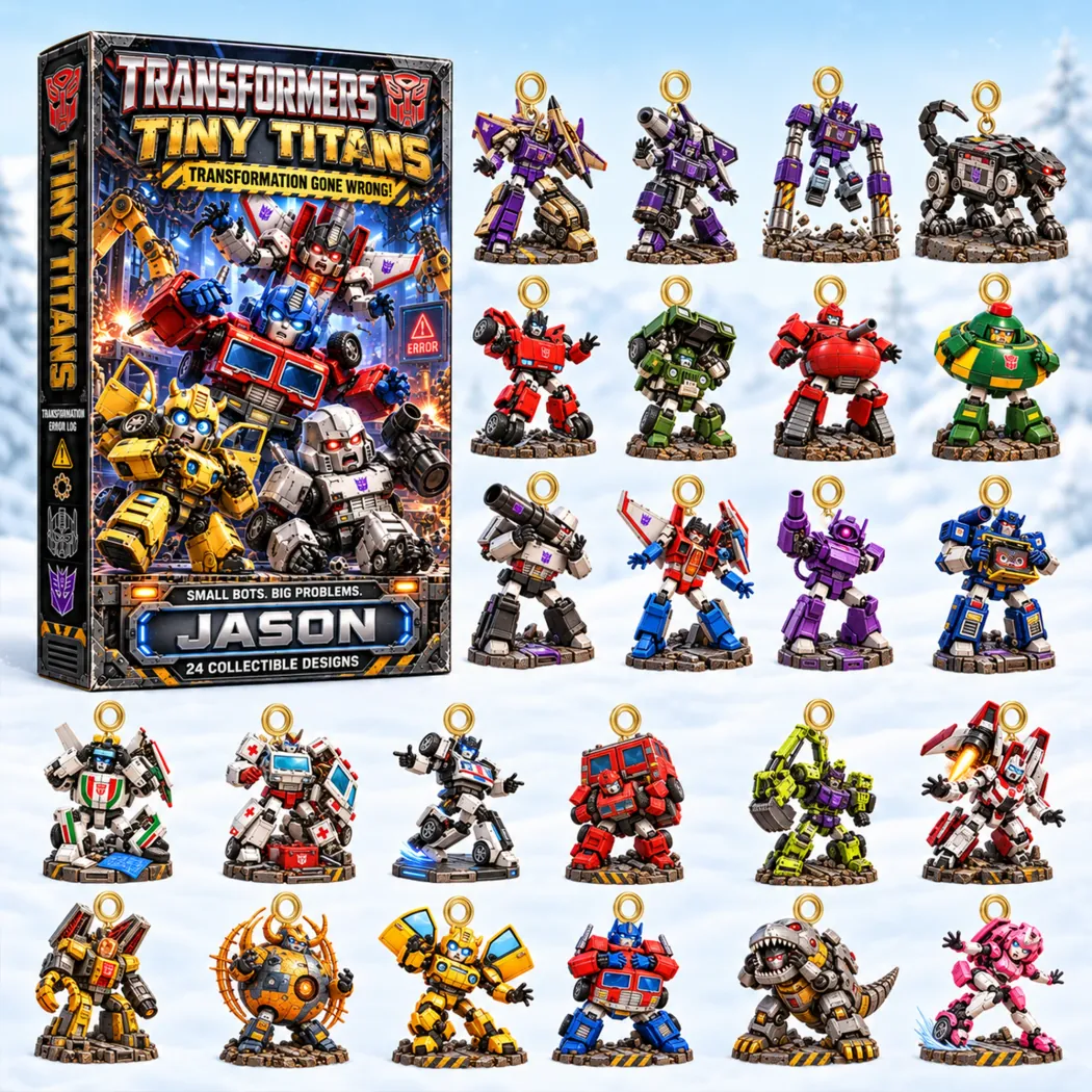 Cyber Warriors Tiny Titans Personalized 24 Days Christmas Countdown Advent Calendar Cyber Warriors Tiny Titans Personalized 24 Days Christmas Countdown Advent Calendar