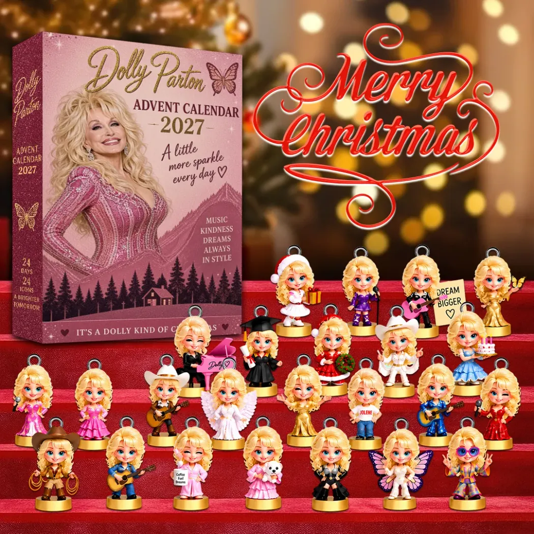 Dolly Parton 2027 Christmas 24 Days Mini Figurines Holiday Countdown Advent Calendar Dolly Parton 2027 Christmas 24 Days Mini Figurines Holiday Countdown Advent Calendar
