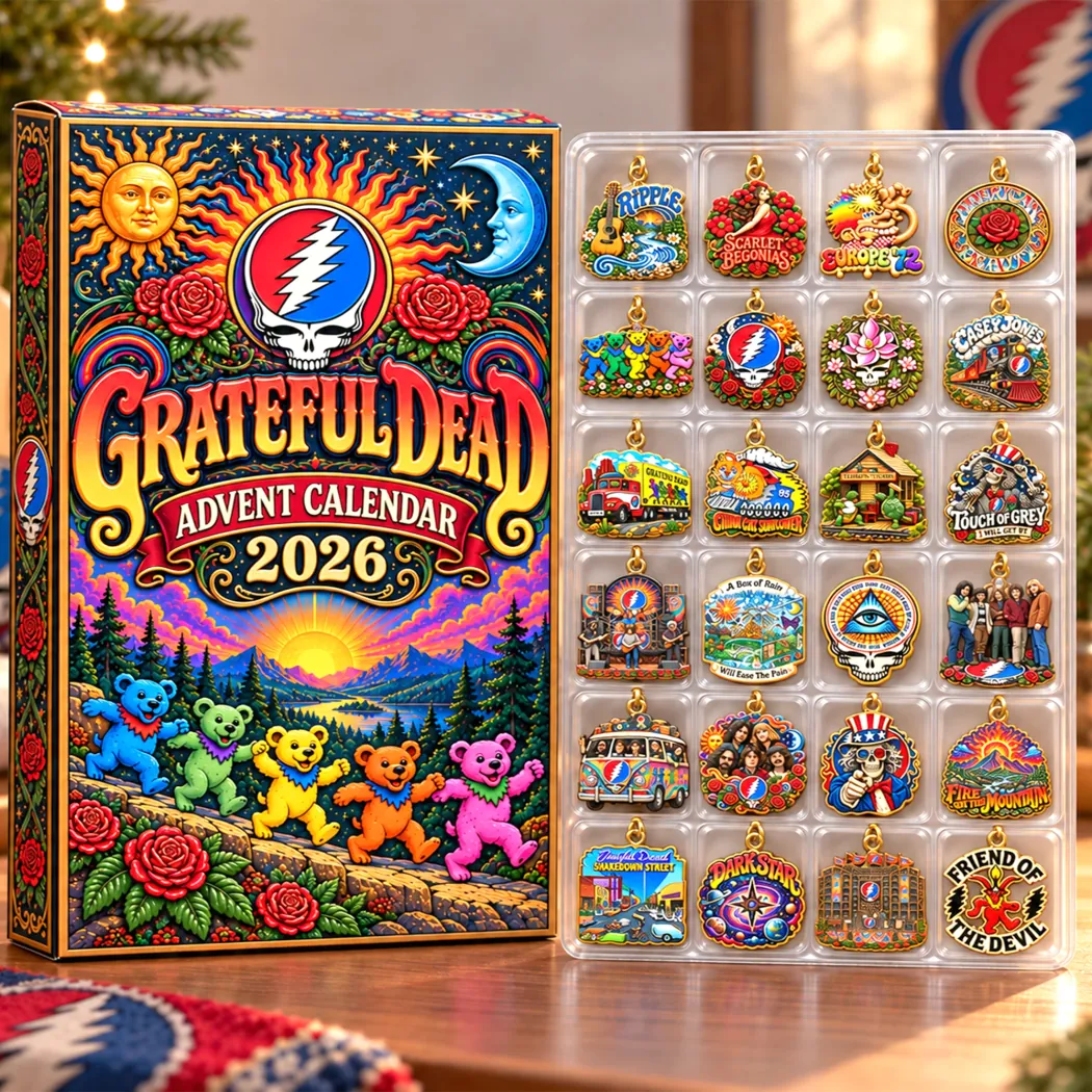 Grateful Dead 2026 Music Band Holiday Christmas Surprise Blind Box Advent Calendar Grateful Dead 2026 Music Band Holiday Christmas Surprise Blind Box Advent Calendar