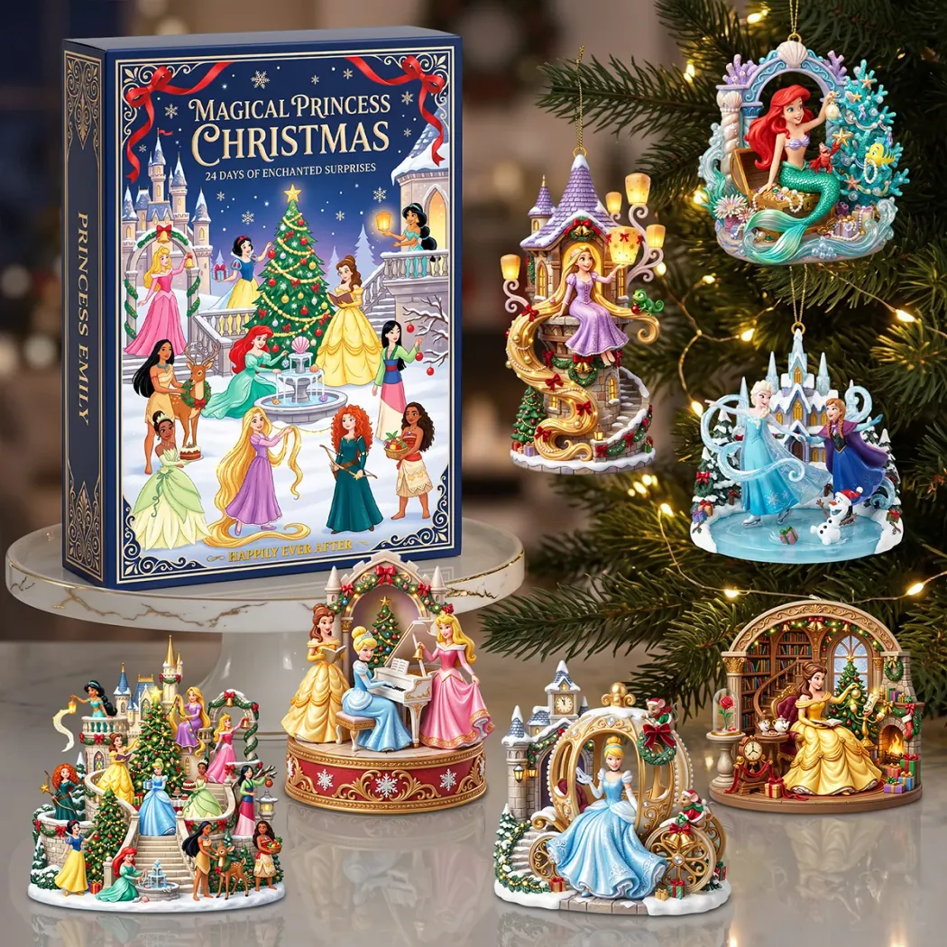 Magical Fairy Tale Princess 24 Days Holiday Countdown Personalized Surprise Advent Calendar Magical Fairy Tale Princess 24 Days Holiday Countdown Personalized Surprise Advent Calendar