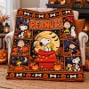 The Grinch Halloween Spooky Pumpkin Witch Hat Cozy Fleece Blanket The Grinch Halloween Spooky Pumpkin Witch Hat Cozy Fleece Blanket