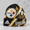 Washington Commanders NFL Urban Skyline Distressed Brushstroke Cuffed Beanie Hat Washington Commanders NFL Urban Skyline Distressed Brushstroke Cuffed Beanie Hat