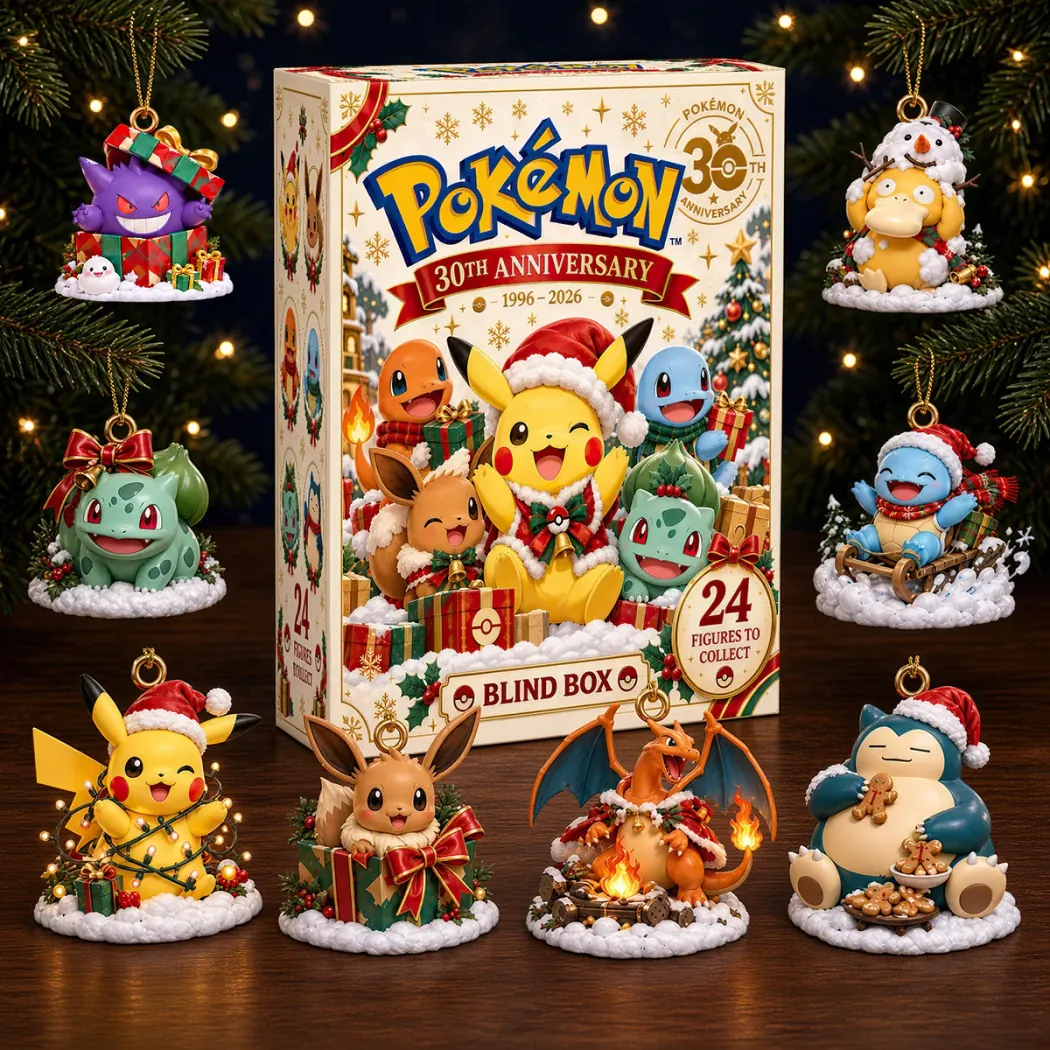 Pokemon Anime Festive Holiday Mini Figures 24 Day Countdown Gift Christmas Advent Calendar Pokemon Anime Festive Holiday Mini Figures 24 Day Countdown Gift Christmas Advent Calendar