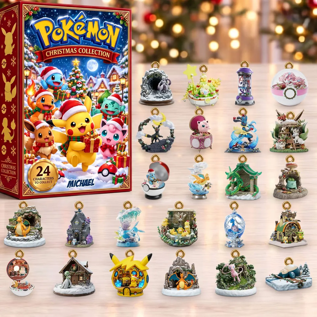Pokemon Christmas Collection 24 Days Countdown Personalized Holiday Blind Box Advent Calendar Pokemon Christmas Collection 24 Days Countdown Personalized Holiday Blind Box Advent Calendar