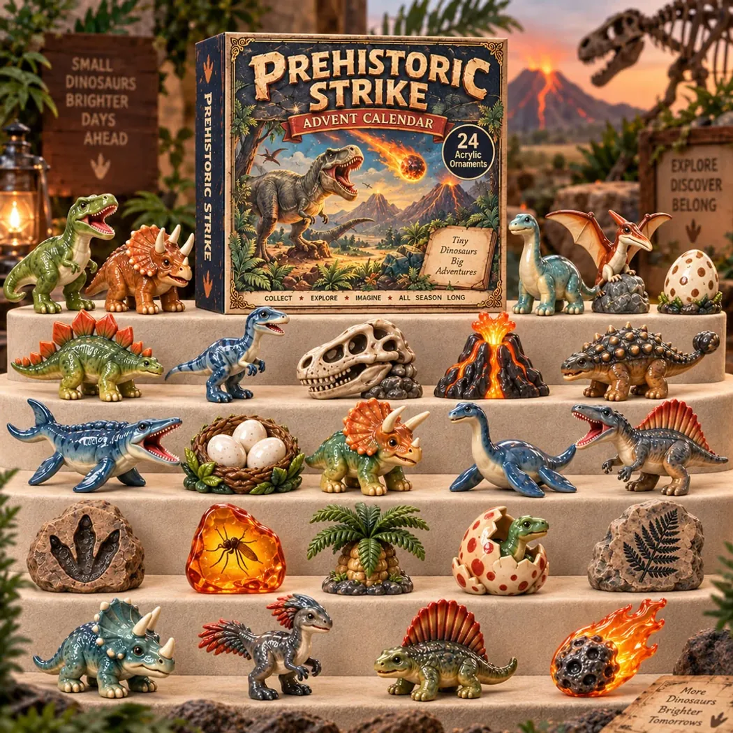 Prehistoric Strike Dinosaur 24 Day Christmas Countdown Toy Advent Calendar Prehistoric Strike Dinosaur 24 Day Christmas Countdown Toy Advent Calendar