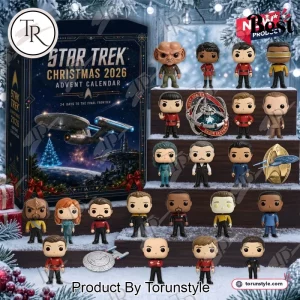 Star Trek Christmas 2026 24 Days Countdown Collectible Mini Figures Advent Calendar