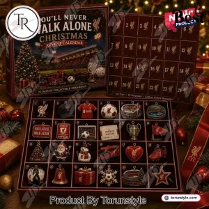 Liverpool FC You’ll Never Walk Alone 24 Days Collectible Ornament Christmas Advent Calendar