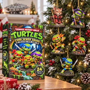 Teenage Mutant Ninja Turtles Chibi Sewer Squad 24 Days Collectible Figure Christmas Advent Calendar