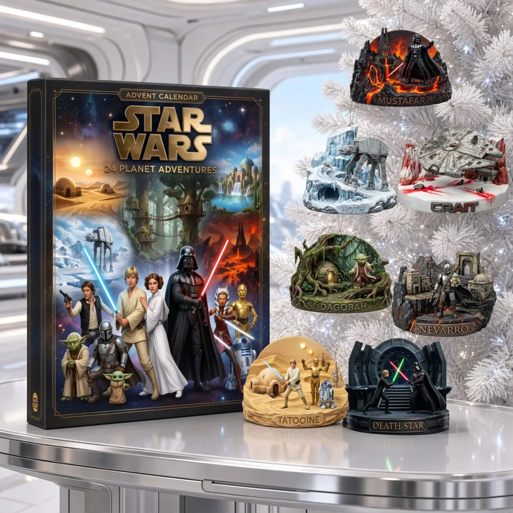 Star Wars 24 Planet Adventures 3D Mini Diorama Figurine Ornaments Christmas Advent Calendar Star Wars 24 Planet Adventures 3D Mini Diorama Figurine Ornaments Christmas Advent Calendar