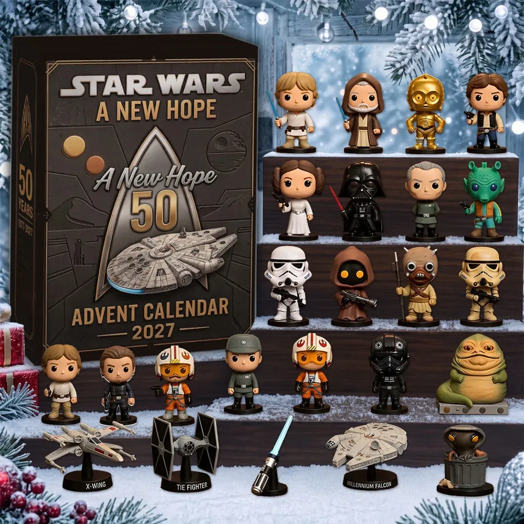 Star Wars A New Hope 50th Anniversary Collectible Mini Figure Holiday Countdown Advent Calendar Star Wars A New Hope 50th Anniversary Collectible Mini Figure Holiday Countdown Advent Calendar