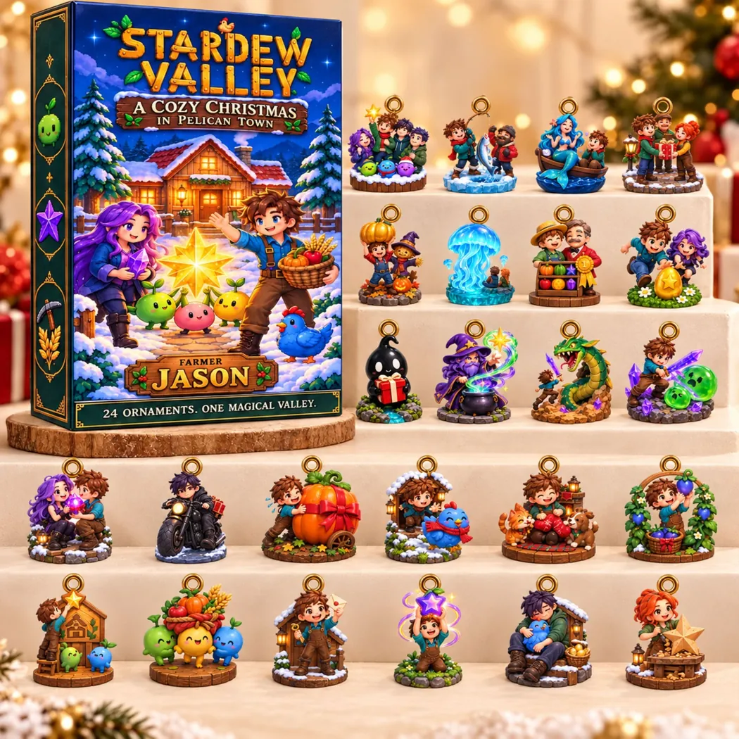 Stardew Valley Cozy Farm Life Personalized 24-Day Holiday Countdown Christmas Advent Calendar Stardew Valley Cozy Farm Life Personalized 24-Day Holiday Countdown Christmas Advent Calendar