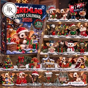 Gremlins 2026 Movie Christmas Countdown Box with 24 Collectible Figures Advent Calendar