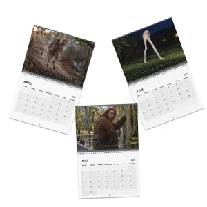 Nicolas Cage Cryptids Funny White Elephant Gag Gift 2027 Wall Calendar
