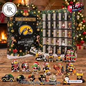 Iowa Hawkeyes 2026 NCAA College Football Christmas Countdown Advent Calendar