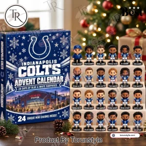 Indianapolis Colts Football Fan 24 Days Christmas Countdown Mini Figures Advent Calendar